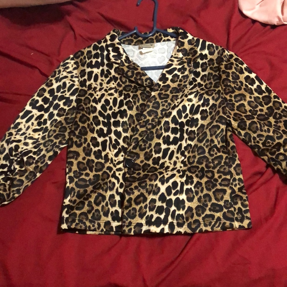 🐱 Cheetah Girl Blazer